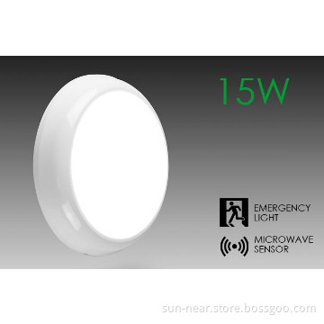 15W Motion Sensor Bulkhead Luminaire